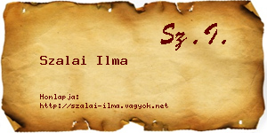 Szalai Ilma névjegykártya